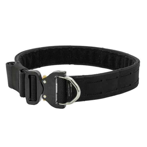 Pas Taktyczny Sztywny Cobra D-Ring MOLLE Combat Lab Czarny