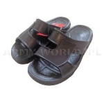 Polish Army shower Flip Flops 906/MON Black Genuine Military Surplus New