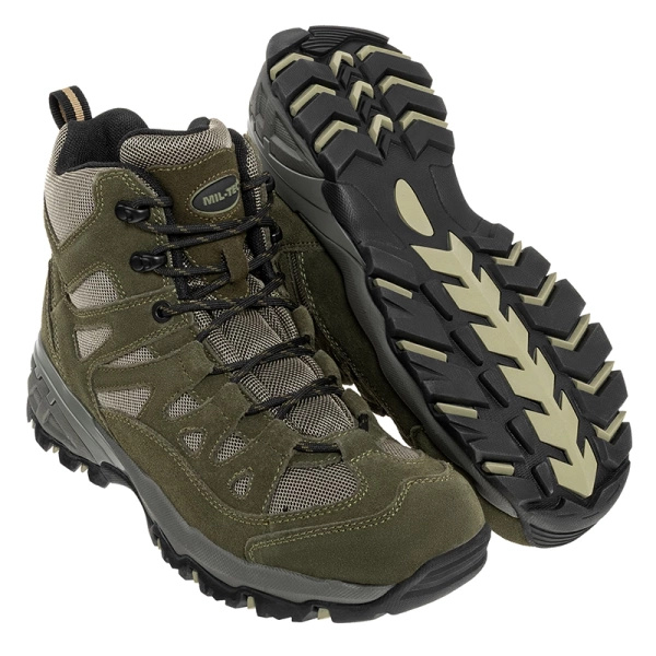 Boots Squad 5 Inch Trekking Leather Olive