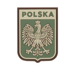 Naszywka Herb Polski 3D PVC 101 Inc. Khaki / Olive (444130-7055)