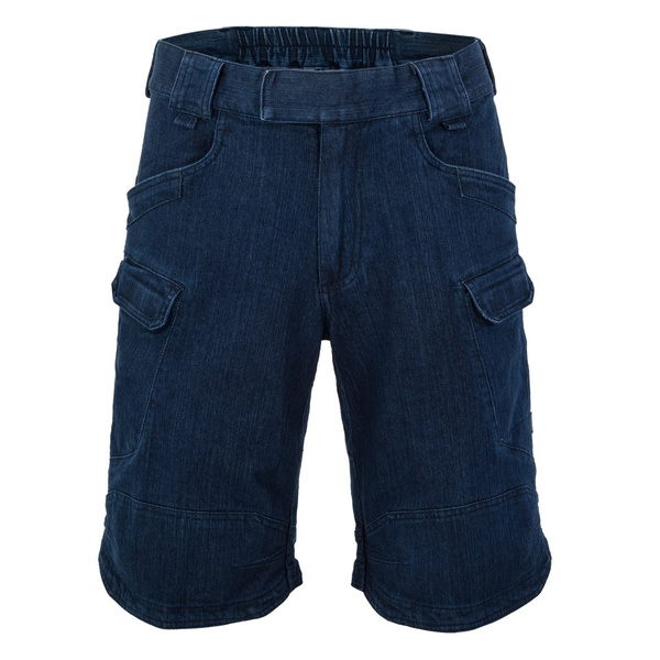 Bermuda Shorts / Short Trousers Urban Tactical Shorts UTS Helikon-Tex Denim Stretch Marine Blue 11' (SP-UTK-DS-97)