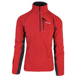 Bluza Polarowa Męska Berghaus SPECTRUM MICRO HALF ZIP Czerwona Powystawowa