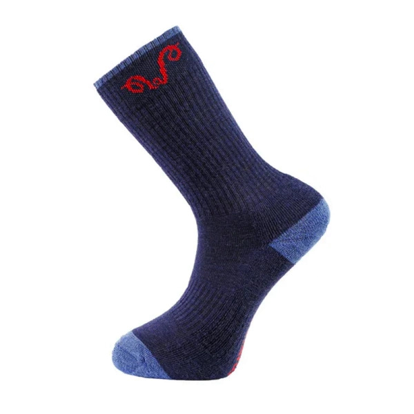 Skarpety Trekkingowe Wełna Merino Woolona Niebieskie