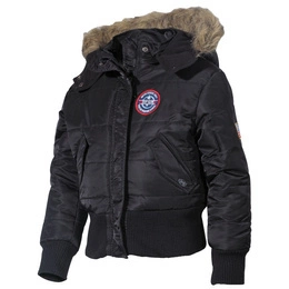 Kids Military Winter Jacket N2B MFH Black - New