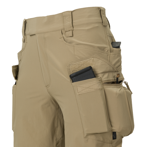 Bermuda Shorts Outdoor Tactical Shorts OTS 8.5" Lite Helikon-Tex Ash Grey / Black  (SP-OTS-VL-8501A)