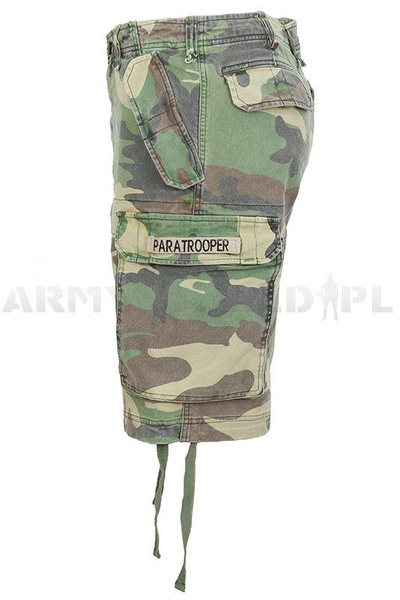 Bermuda shorts PARATROOPER  Miltec Shorts Woodland New