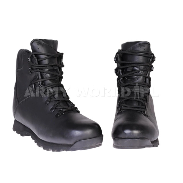 Buty Wojskowe Skórzane ITURRI Patrol Boot Czarne Oryginał Demobil DB