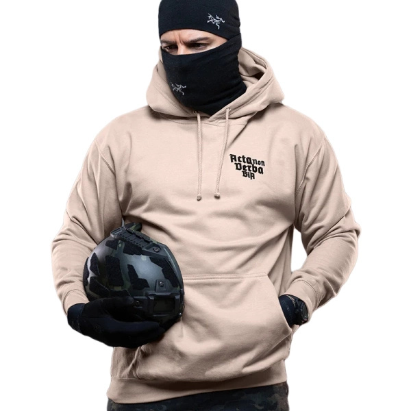 Bluza Hoodie Acta Non Verba Brothers In Arms Sand