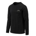 Bluzka Z Długim Rękawem Logo Helikon-Tex Czarny (TS-HLT-CO-01)