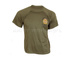 T-shirt Termoaktywny Coolmax Z Naszywką The Royal Logistic Corps Olive Oryginał Demobil BDB