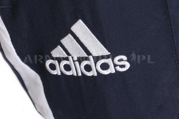Spodnie Dresowe Treningowe Wojskowe Adidas Navy Oryginał Demobil BDB