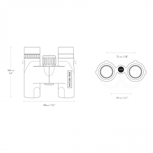 Lornetka Hawke Nature Trek Compact 10x25 (35053)