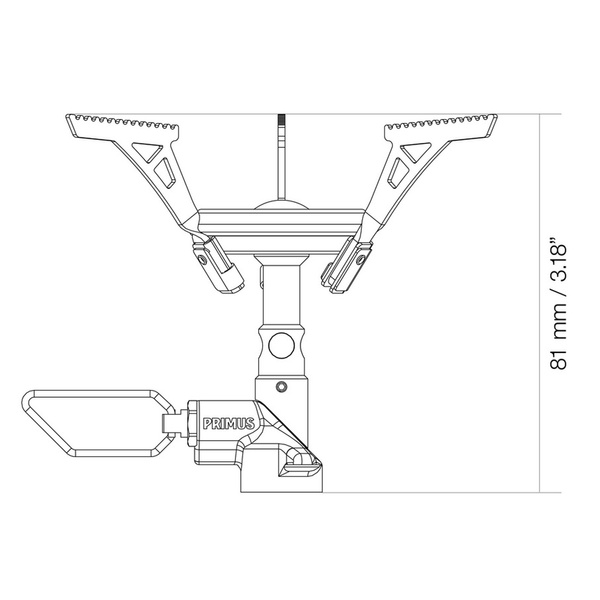 Kuchenka Gazowa Palnik Turystyczny Micron III Piezo Stove Primus (P321493)