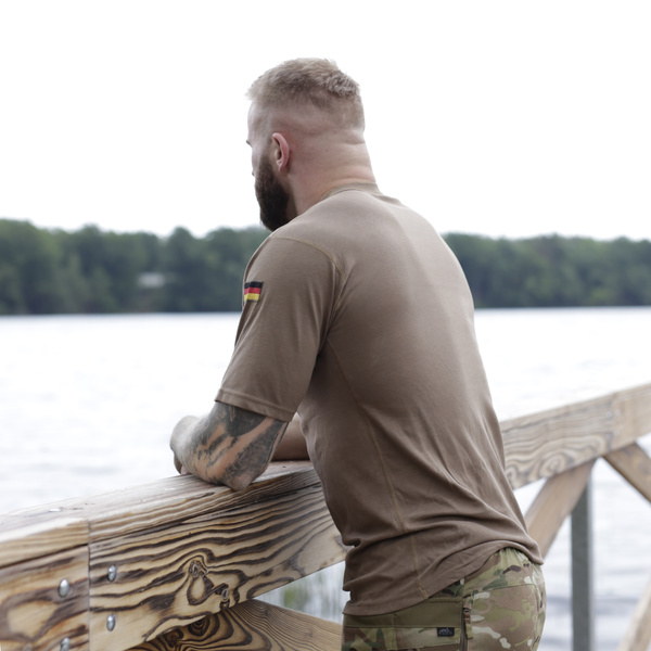 T-shirt Bundeswehr Nowy Model Khaki Oryginał Demobil BDB