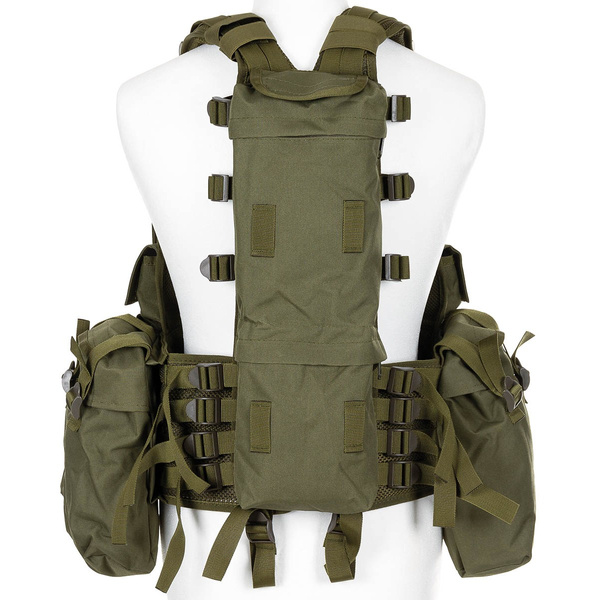 Kamizelka Taktyczna Tactical Vest + Kieszenie MFH Olive (30993B)