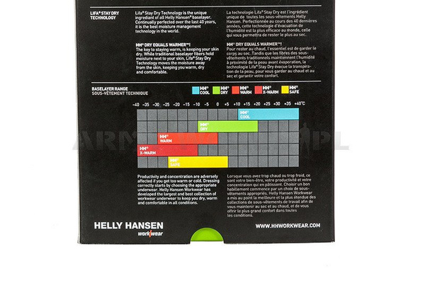 T-shirt Unisex Dry HELLY HANSEN Czarna Nowy