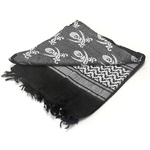 Shemagh 100% Cotton Condor Pirate Black / White (201-P005)