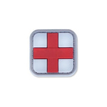 Naszywka Medic Cross 3D PVC 4Tac Biało / Czerwona