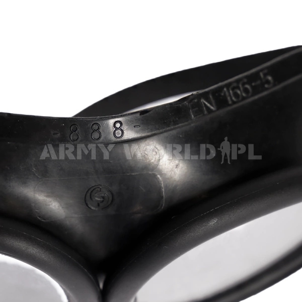 Okulary Wojskowe Ochronne Gumowe Czarne DPI-1-S-N Oryginał Demobil Idealne