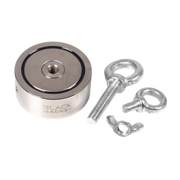 Magnes Neodymowy Podwójny Do Poszukiwań F120x2 Black Magnet (534-001)