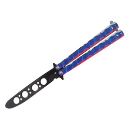 Nóż Motylek Treningowy N500T BSH Niebieski