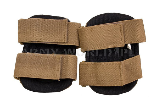 Dutch Army Elbow Protective Pads Seyntex N.V. Coyote Original Used