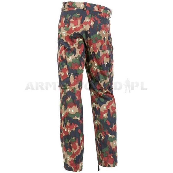 Spodnie Wojskowe Szwajcarskie TASS 57 M83 Oryginał Demobil BDB