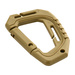 Karabinek Plastikowy Tactical M-Tac Piaskowy (MTC-TCTCRBNR-COY)