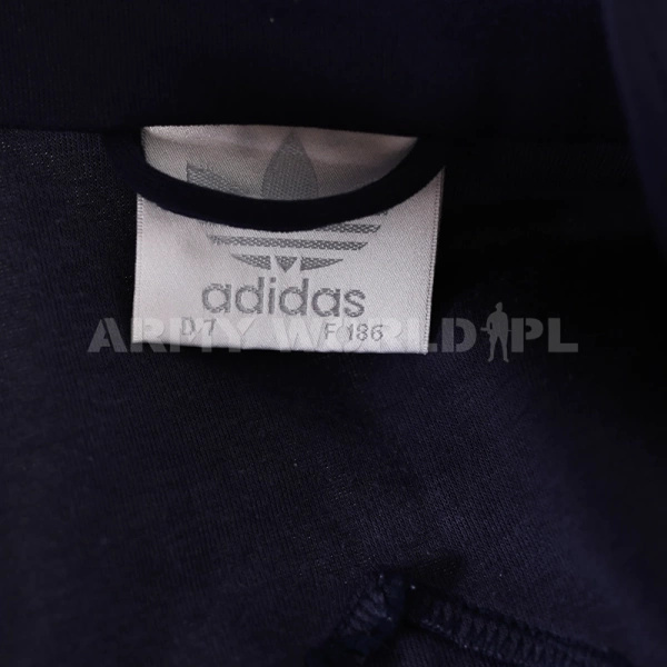 Bluza Dresowa ADIDAS W Paski Granatowa Oryginał Demobil BDB