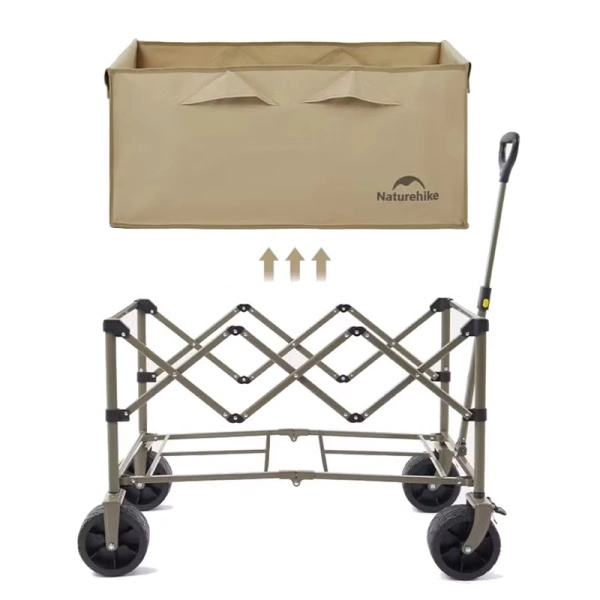 Wózek Transportowy Składany Light Plus Naturehike Linen Brown (CNK2350JJ012)