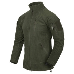 Military Fleece Jacket Helikon Alpha Tactical Oliv Green New (BL-ALT-FG-02)