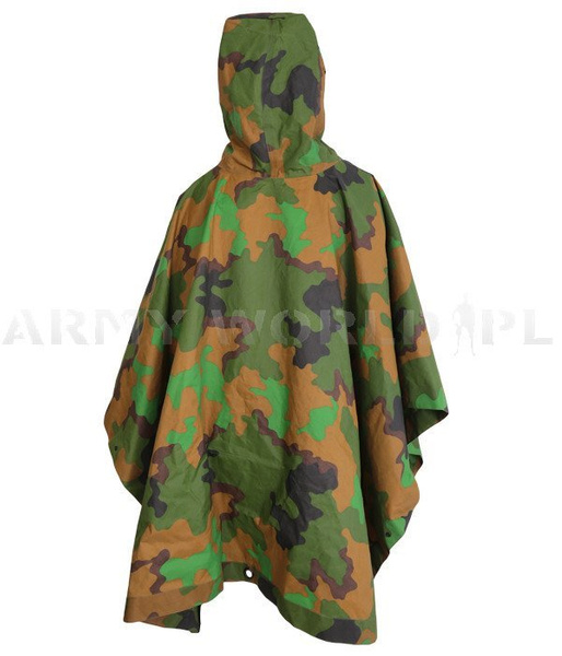Poncho Wojskowe Przeciwdeszczowe Holenderskie Seyntex Jungle Oryginał Demobil