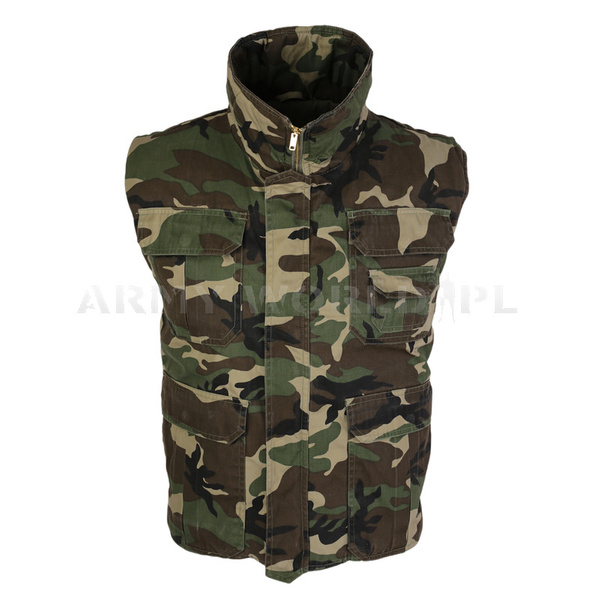 Bezrękawnik All Weather Vintage Garments Woodland Powystawowy