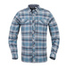 Koszula Taktyczna Defender Mk2 Pilgrim Długi Rękaw Helikon-Tex Blue Plaid (KO-DPG-SR-P6501)