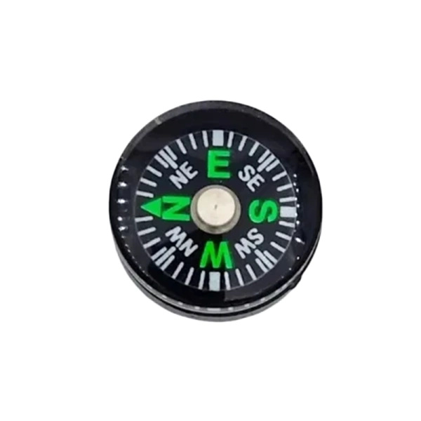 Kompas Guzikowy Explorer Button Compass BCB Czarny CK311