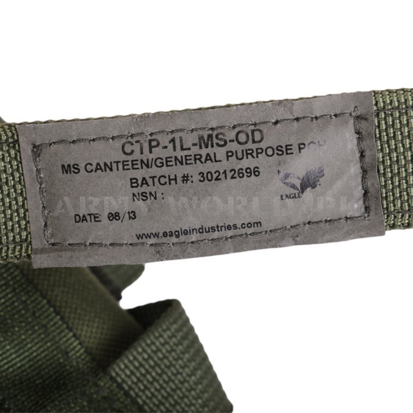 Kieszeń / Ładownica Na Manierkę Canteen /General Pouch Eagle Industries Olive Oryginał Nowa