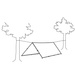 Tarp Turystyczny 3 x 3 m Robens Olive