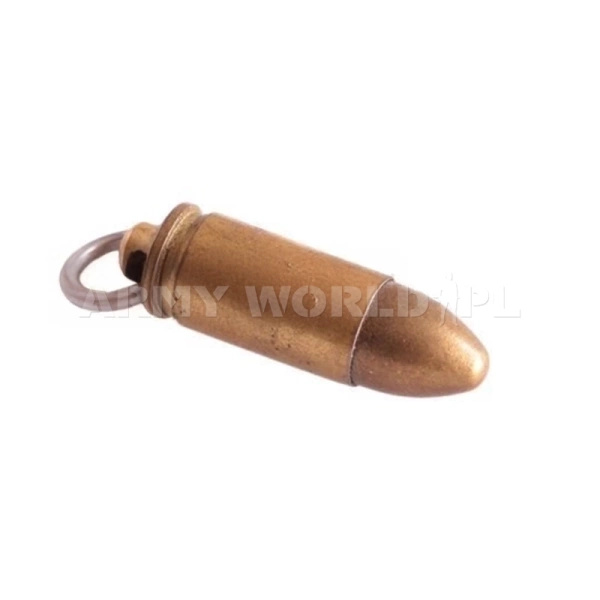 Military Bullet Pendant Parabellum 9 x 19 Brass Original