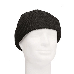 Wool Winter Cap Black Mil-tec New