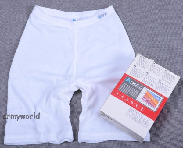 Women's sport thermoactive boxer shorts ODLO WARM White - New - Original
