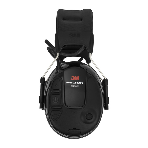 Ochronniki Słuchu Aktywne 3M Peltor ProTac III Czarne (MT13H221A)
