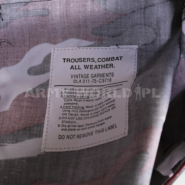 Spodnie Bojówki US Combat Vintage Red Hot Nowe