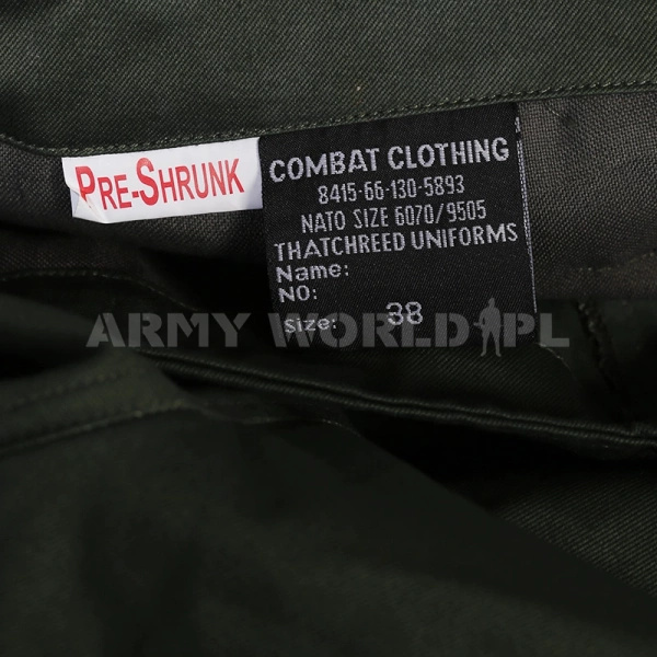 Spodnie Bojówki O-G Combat Olive Demobil DB