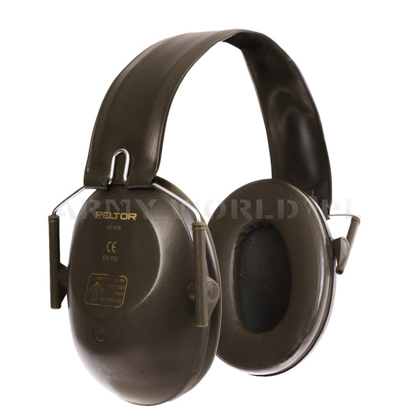 Ochronniki Słuchu Peltor H61FA Olive Oryginał Demobil BDB