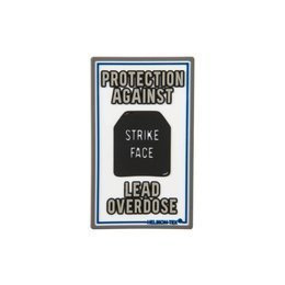 Emblemat "Lead Overdose" PVC Helikon-Tex Biały (OD-LOD-RB-20)
