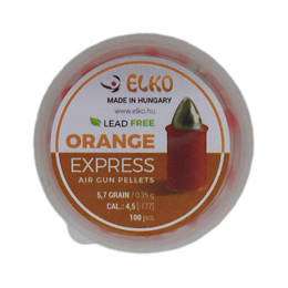 Śrut Stalowo-Teflonowy Orange Express Elko 4,5 mm Pomarańczowy 100 szt.