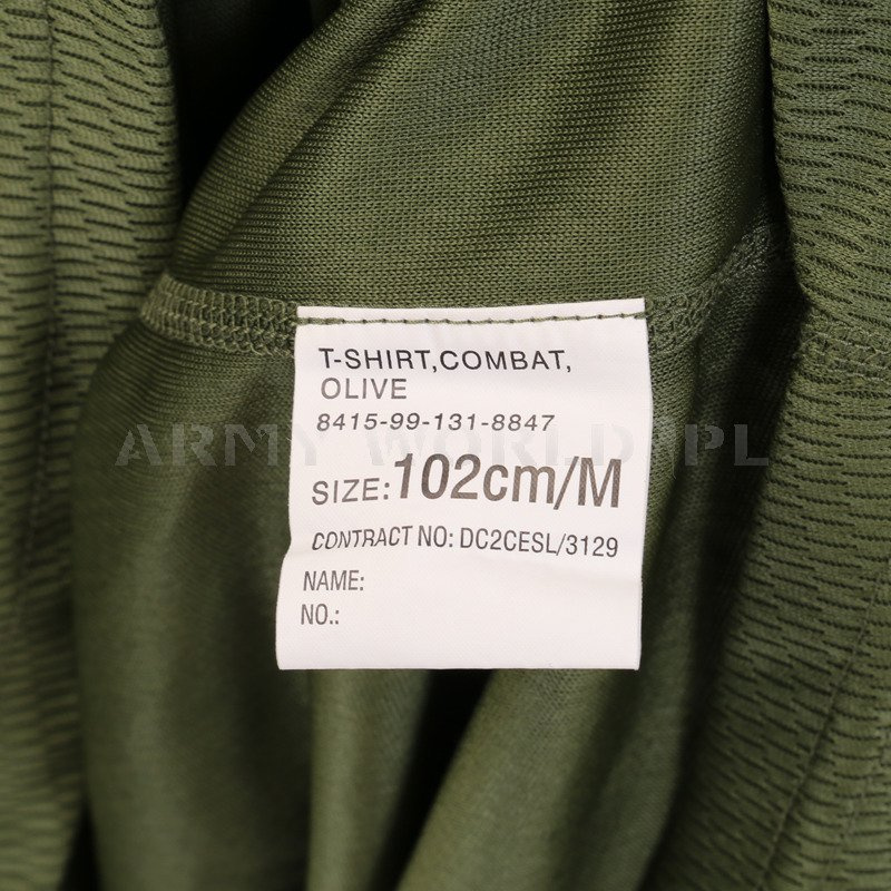 T-Shirt In Rete Antistatica Auto Asciugante Army Verde / Oliva - Usato - Foto 2