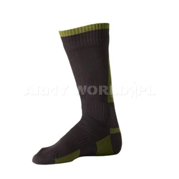 Skarpety SEALSKINZ Duty Wodoodporne Olive Green Oryginał Demobil DB